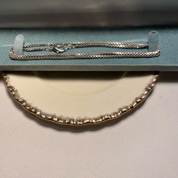 π Menβs 925 sterling silver stamped box chain. 22β. - Picture 2 of 11